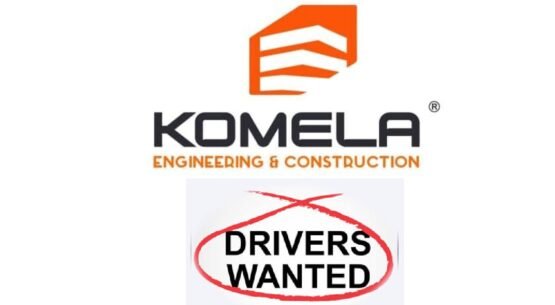 Komela Engineering and Construction Limited is HIRING – 2.5 TONNE TRUCK DRIVER