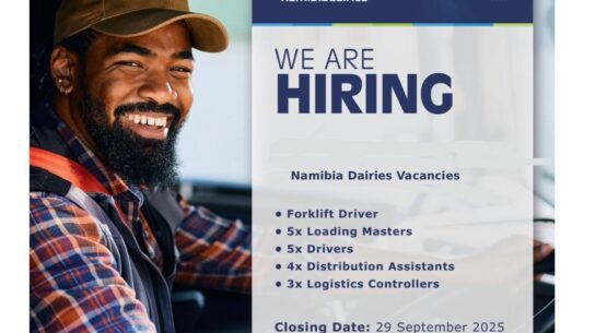 Namibia Dairies recruitment ( September 2025) : Open Jobs /Online application