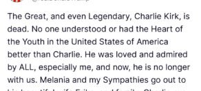 Live updates: Trump confirms Charlie Kirk is dead